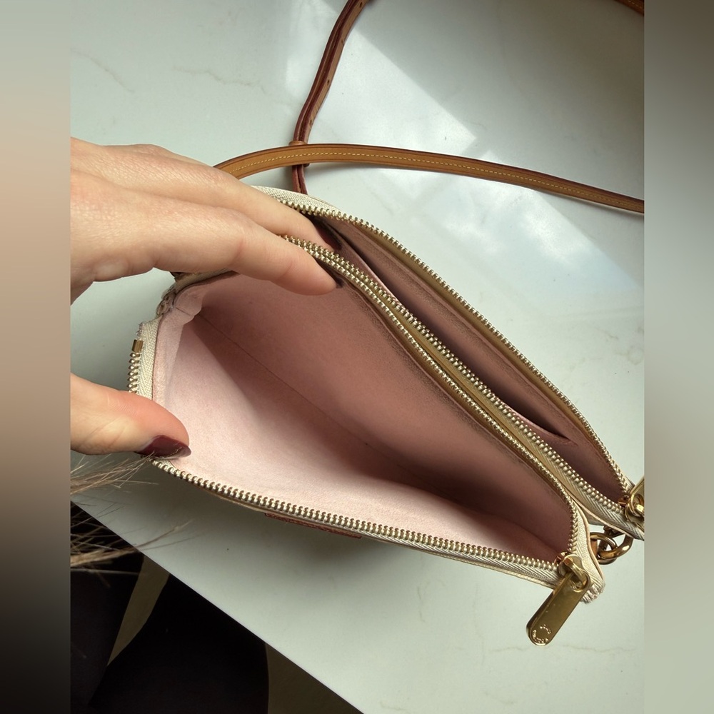 Authentic Louis Vuitton Damien Azur Double Zip Pochette - Picture 4 of 9